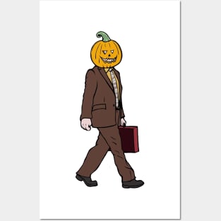 Dwight Pumpkin work Posters and Art